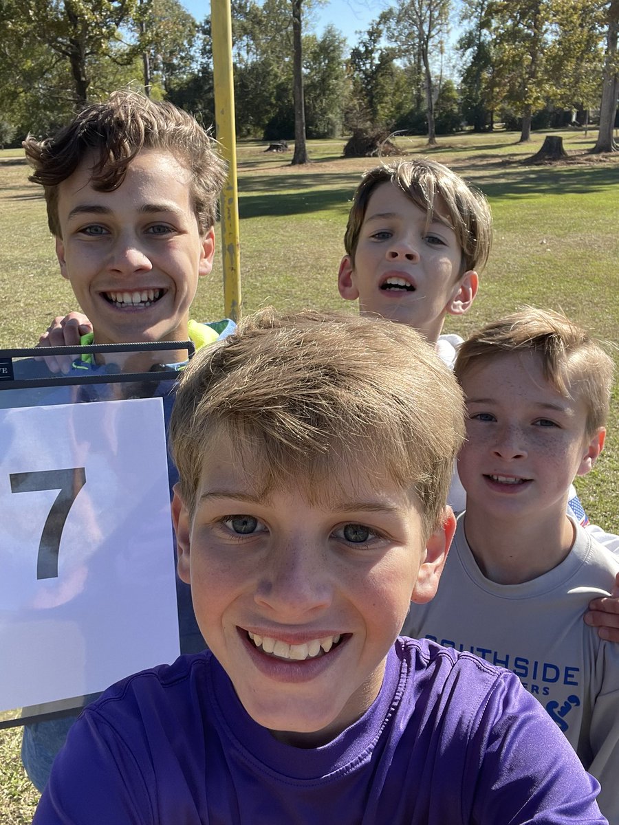 Coach_Kemerer's tweet photo. annual scavenger hunt/last cross country practice!!! we’ve had so much fun this season! ready for tomorrow! #lastonefastone https://t.co/YjWwcc2TL9