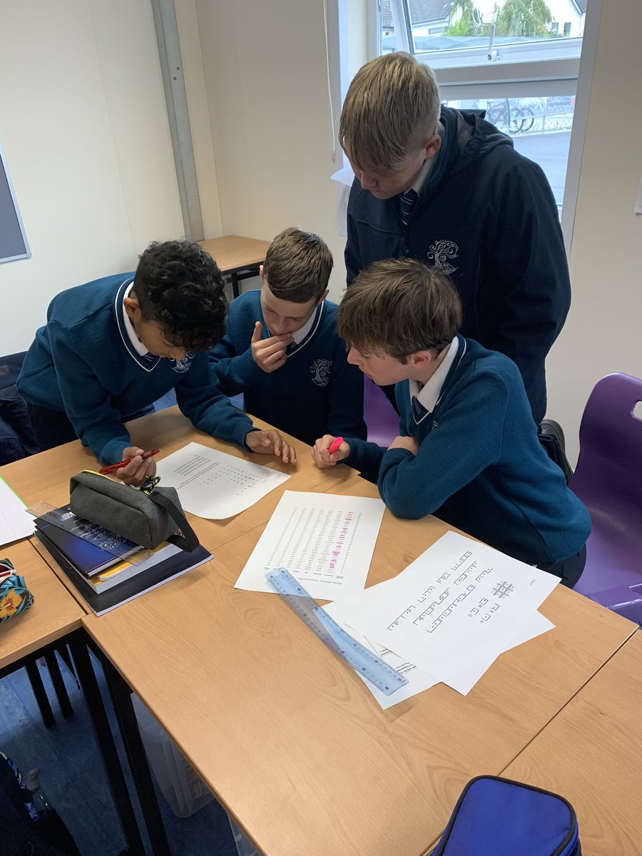 enfield_cc's tweet image. Well done to our students who worked hard solving a murder mystery today, great teamwork and code breaking skills on display! #MathsWeek #AbstractReasoning