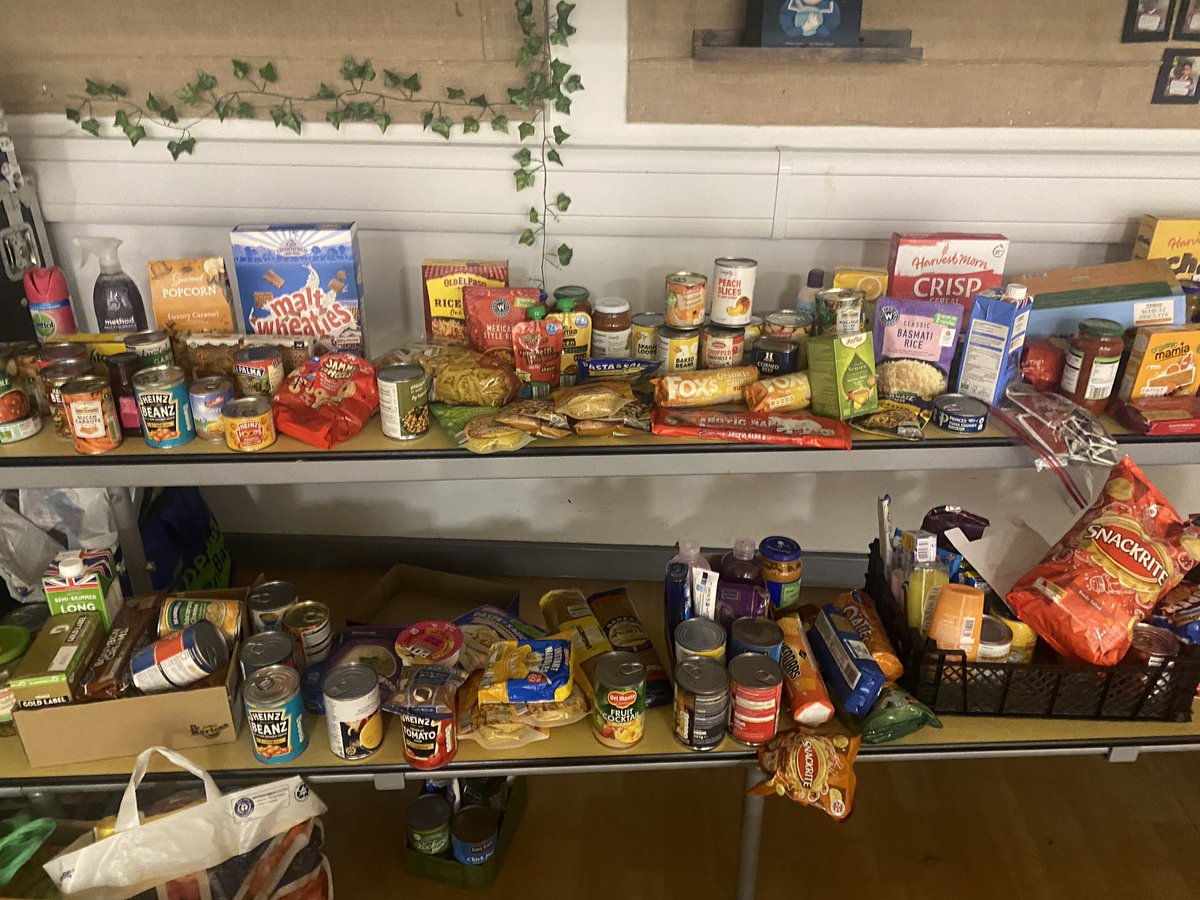 So proud of the generosity of our school community. A fantastic selection of donations on there way to the @PadleyDerby #Harvest #kindness