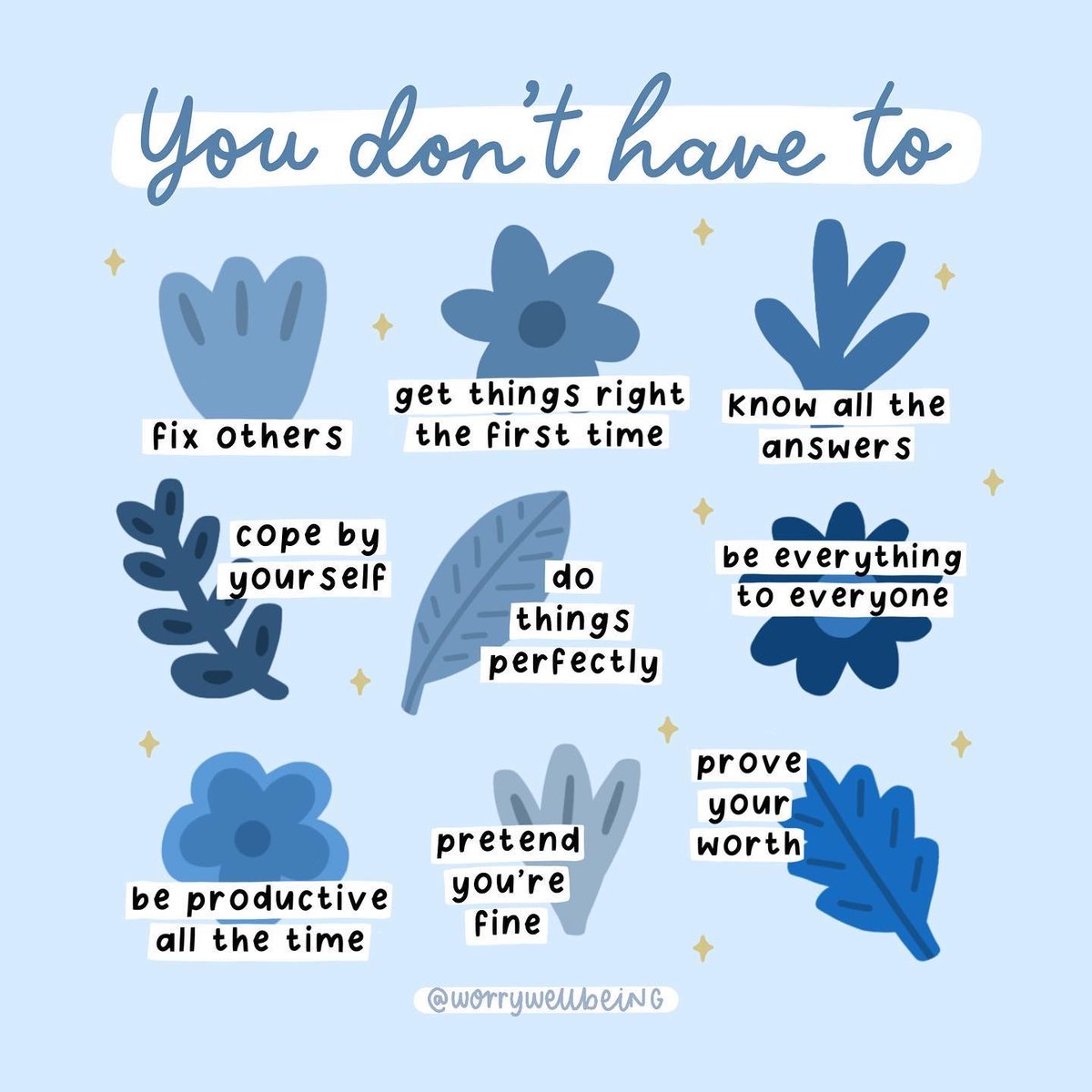 MindfulEveryday's tweet photo. Things that you don't have to do...
#mindfulness 

Image:  https://t.co/hveVOjVrWj https://t.co/iyJODWlyya