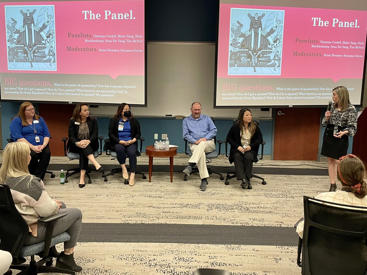 Hiway’s HYPE committee put on an excellent personal/professional growth session on the Power of Sponsorship with <a href="/KristiHemmer/">Kristi Hemmer</a> this afternoon. Our panelists did an amazing job! <a href="/HiwayCU/">Hiway Credit Union</a>