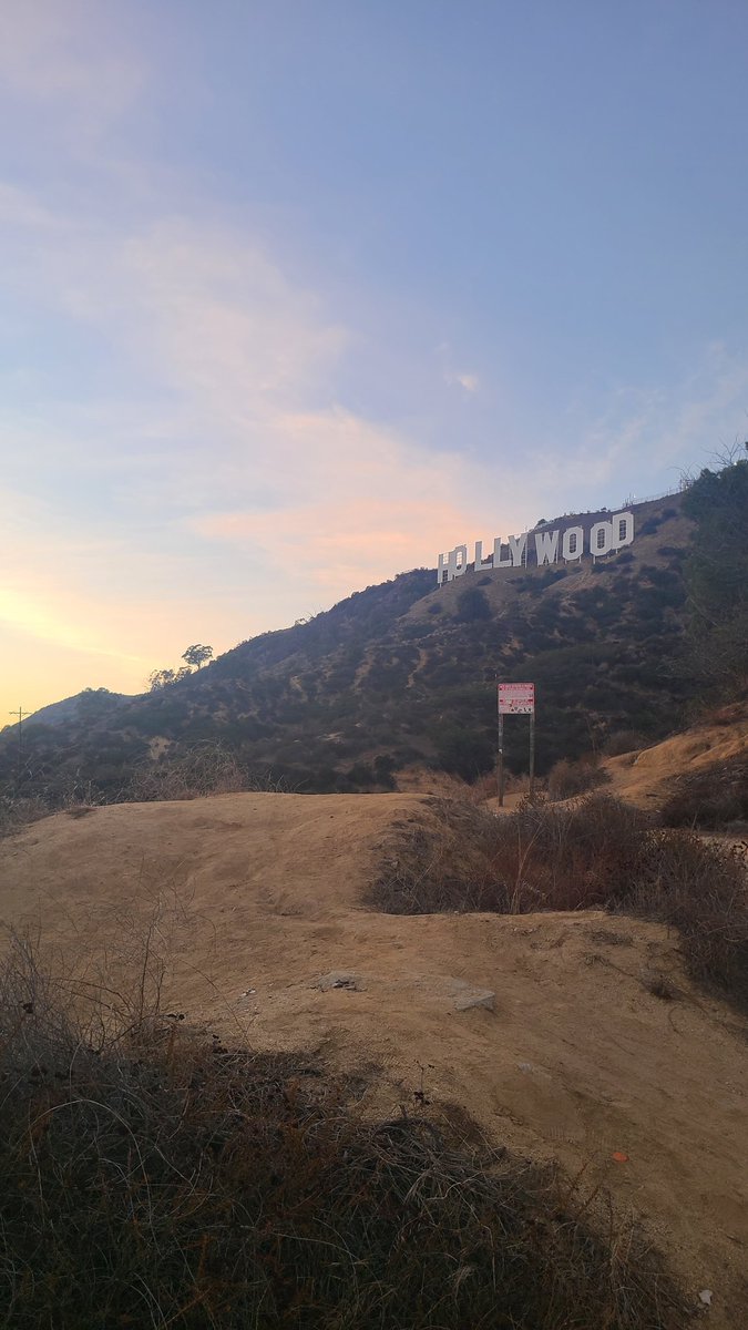 The journey to the Hollywood sign was tough, but worth it.