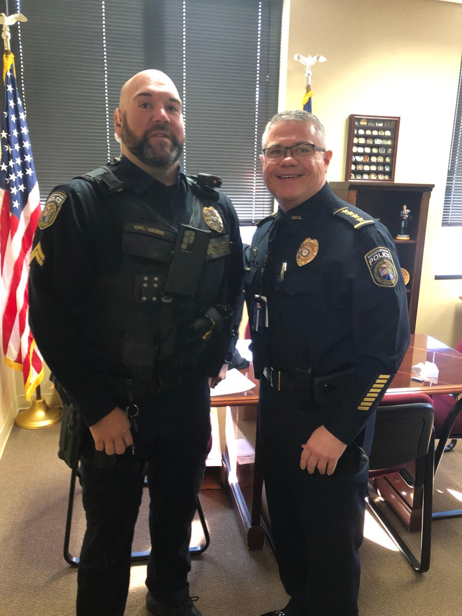 Congratulations to Woodstock PD’s newest Sgt, Sgt Blake Deese. Sgt Deese will be supervising Charlie Shift and keeping people safe at night. Congratulations Blake!