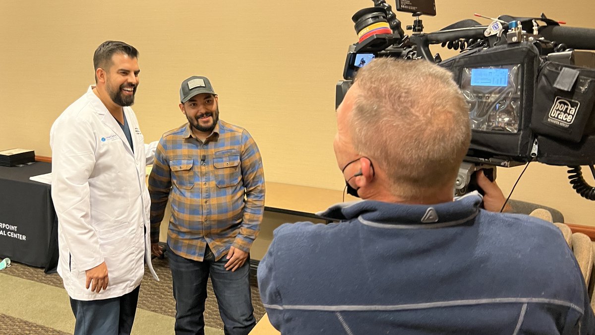 Tune in to KMBC 9 tonight at 10 pm to hear how a motorcycle accident turned a physician into a first responder and how a severely injured rider was able to walk into his Great Saves Reunion!