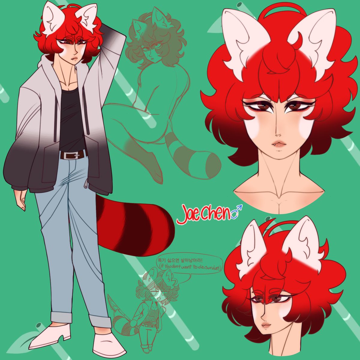 keithybull's tweet photo. Jae chen π
Born: may 27,1996
5'6
148 pounds
Jae chen, a korean Chinese boy that lives now on u.s to learn English and being able to help his parents
#oc #originalcharacter #redpandaoc #cuteoc #art #digitalart #sketch #fanart https://t.co/EVeba6uCBY