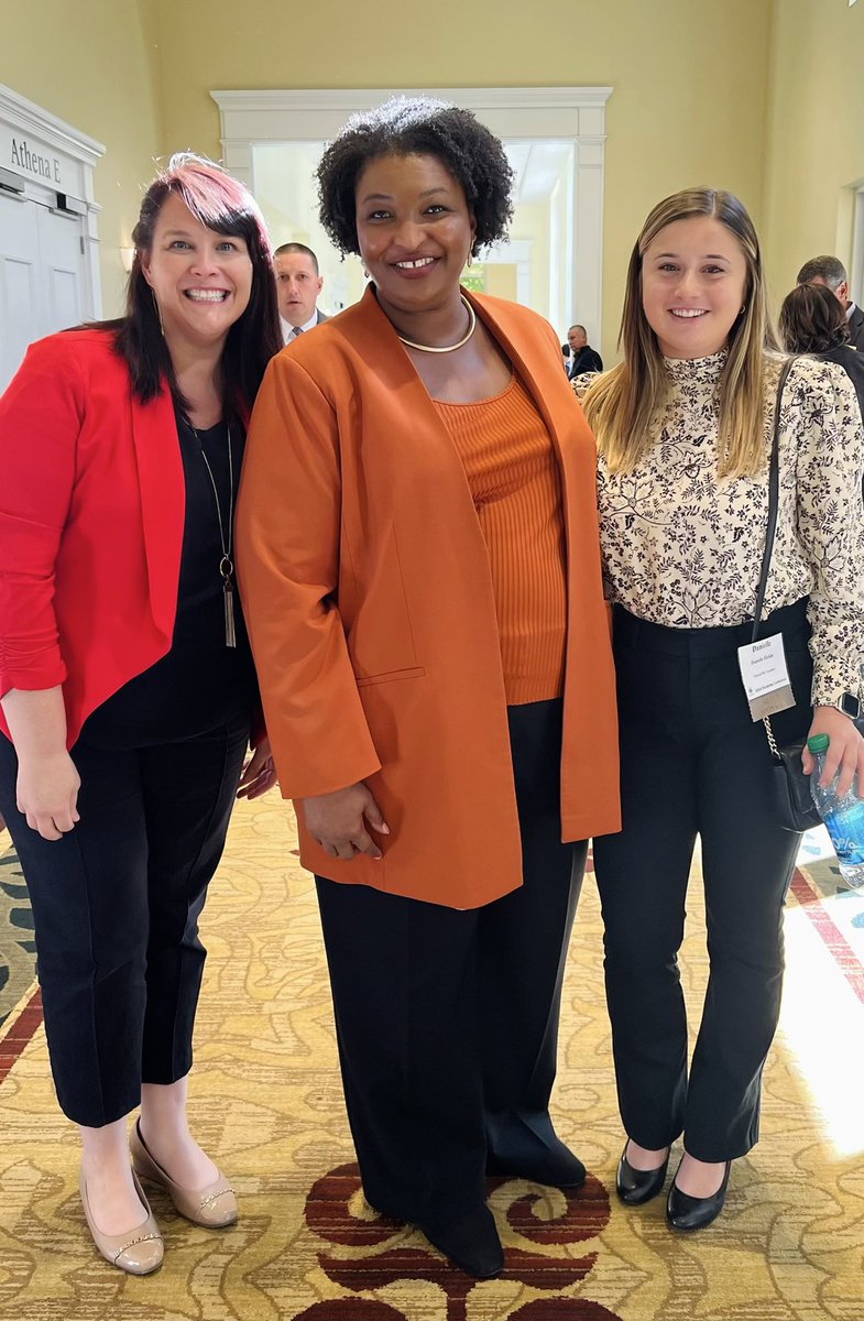 MEHudson_'s tweet photo. What an honor to hear Stacey Abrams speak today at the GSSA conference in Athens. #InspiringWomen 🤩 https://t.co/Xu4nf6zkqo