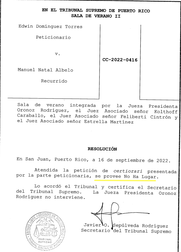 manuelnatal's tweet photo. ¡La verdad siempre prevalece!

Luego de casi 3 años de un proceso judicial que llegó hasta el Tribunal Supremo, se confirma la verdad.

Quienes se prestaron para difundir mentiras para hacerle daño a @AlexandraLugaro, este servidor y nuestra hija, hoy tienen mucho que explicar. https://t.co/JQE9y0MloA