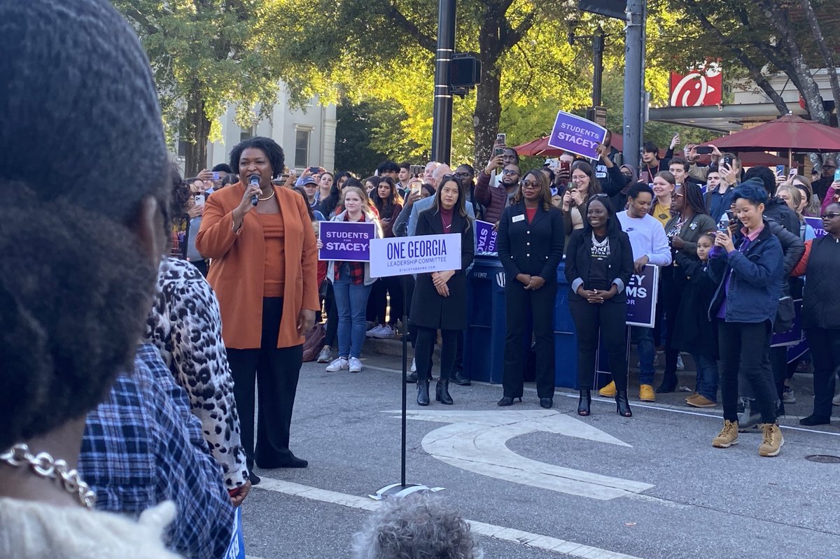 zephyriism's tweet photo. saw our next Governor and Secretary of State speak today :)) #AbramsGA #TurnGeorgiaBlue https://t.co/240jYRmF3G