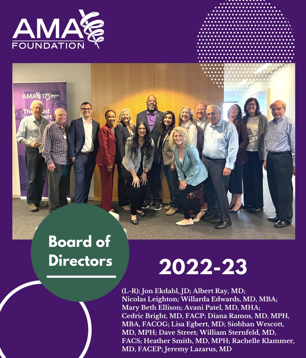 Our board of directors recently convened in Chicago to learn about health care issues our industry partners are addressing and to discuss AMAF health equity initiatives. We are thankful for their leadership, service and support! #AMAF #Leadership #HealthEquity #Service