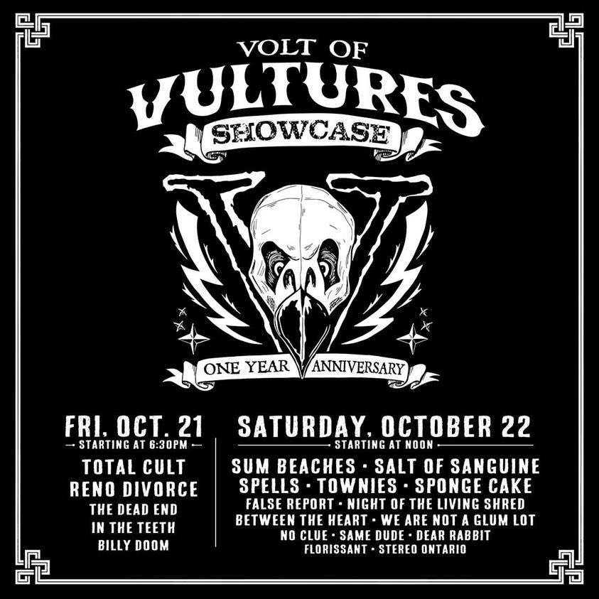 Colorado Springs! We are at Vultures for the anniversary bash this Saturday 10/22! Let’s party!