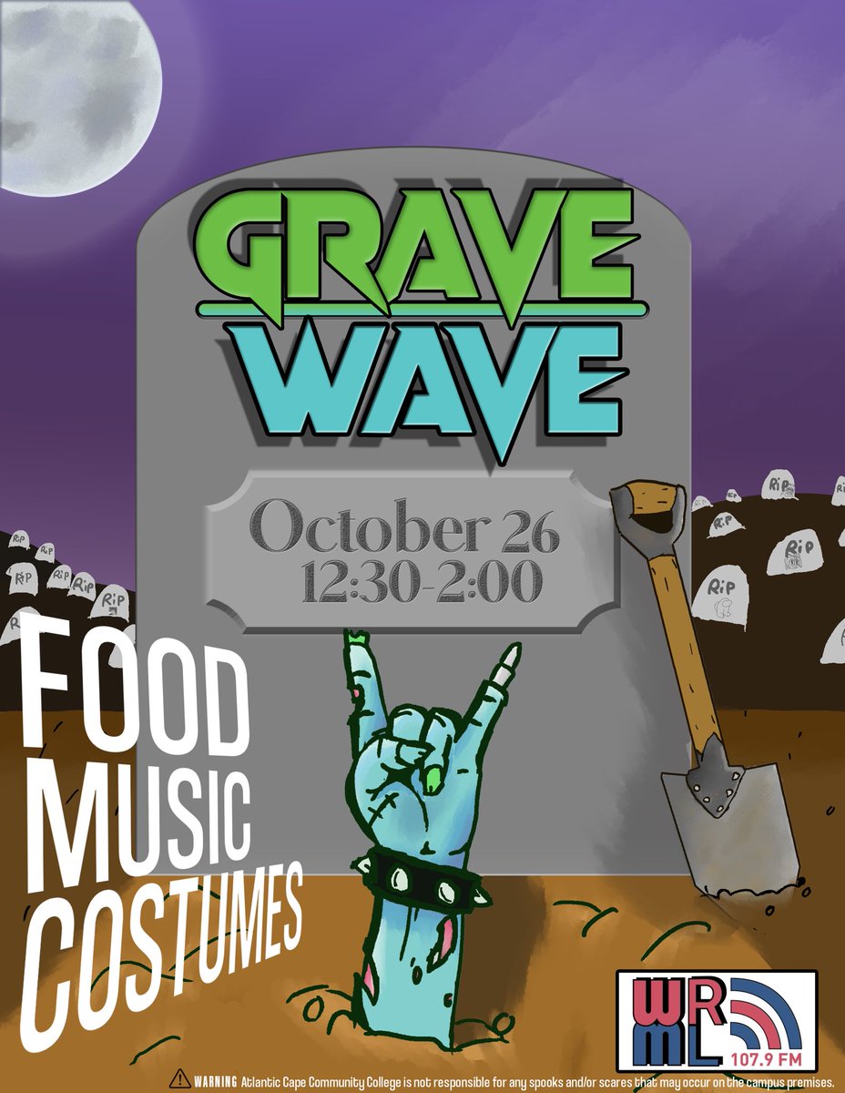 WRML1079's tweet photo. The Grave Wave is next week! Come to the gazebo on the Mays Landing campus for some Halloween fun! https://t.co/hhSD7Ocpez