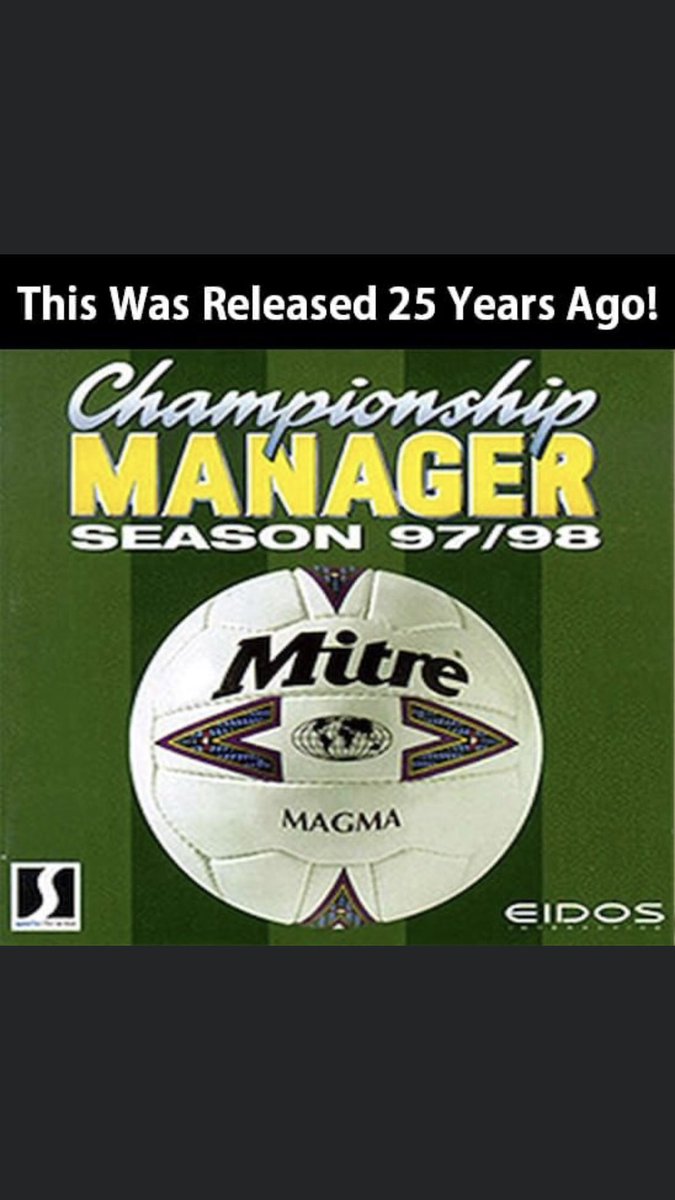 GRoblyn's tweet photo. Happy birthday to the first love of my life #Champmanager https://t.co/3F3YAHM2qk