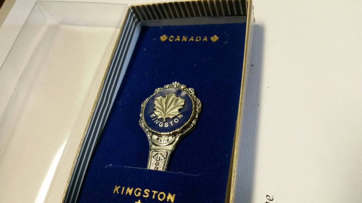 Sagefromage's tweet image. Kingston Canada Collectible Souvenir Spoon tuppu.net/d321aed #Etsy #sagefromage #NoveltyItem