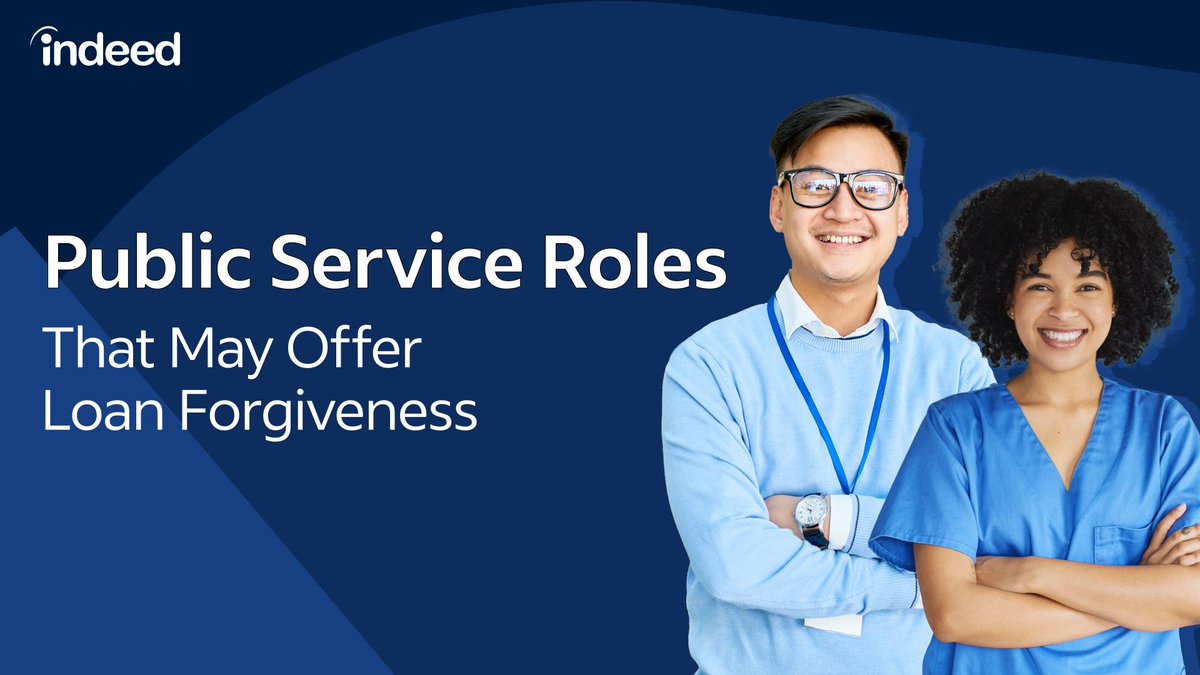 indeed's tweet photo. You could be eligible to have your student loans forgiven!
In this video, we highlight roles plus examples of borrowers who got public service loan forgiveness, with tips on how to qualify and apply.
π½οΈ: https://t.co/07N19ygtHZ
#StudentLoans #Indeed #PSLF #PublicServiceWorkers https://t.co/AsMR8K2GO8