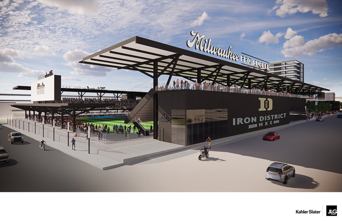 MarquetteU's tweet photo. ⚽ Milwaukee will be home to the newest expansion franchise in the @USLChampionship, the second-highest tier of professional soccer in the U.S. The team will play at the future home of Marquette men's and women's soccer and lacrosse. 🥍

Full news release: https://t.co/KL3U5tstmx https://t.co/dMs1iCSJPT