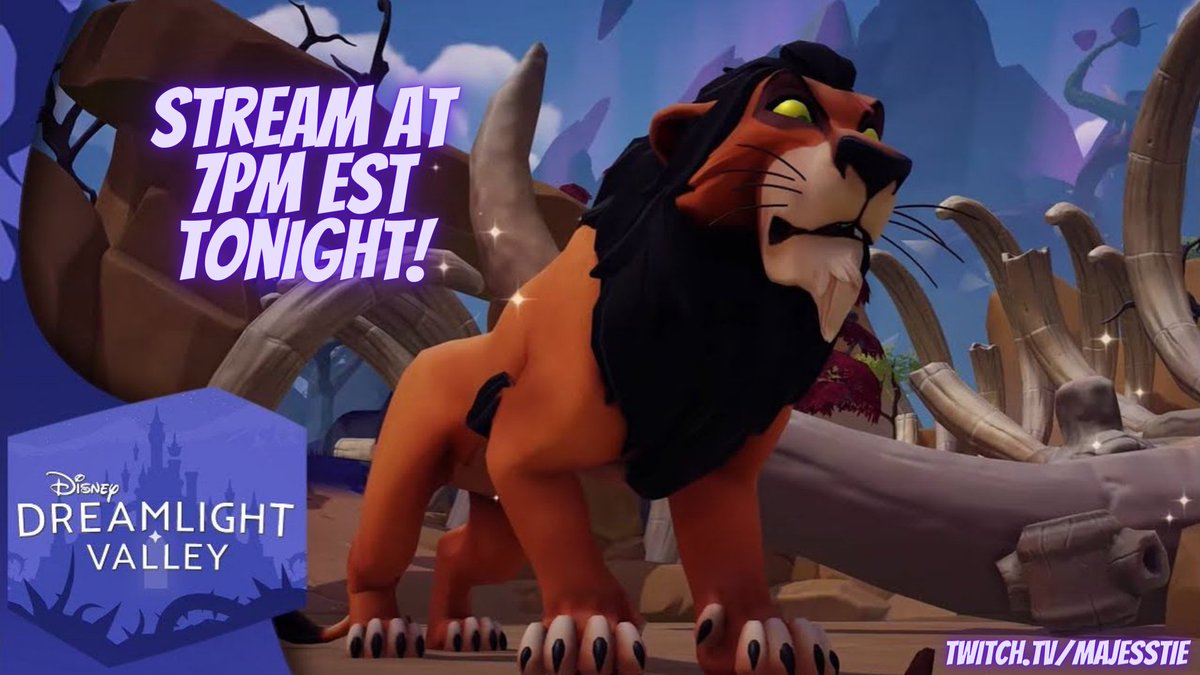 MajesstieLP's tweet photo. Stream is on for 7PM EST tonight! Yes, we'll be playing the Dreamlight Valley update and doing some other in-game activities as well!  NO SPOILERS OR BACKSEATING DURING STREAM!  See you later! #disneysdreamlightvalley #dreamlightvalley #disney https://t.co/tC0m6kDpX2