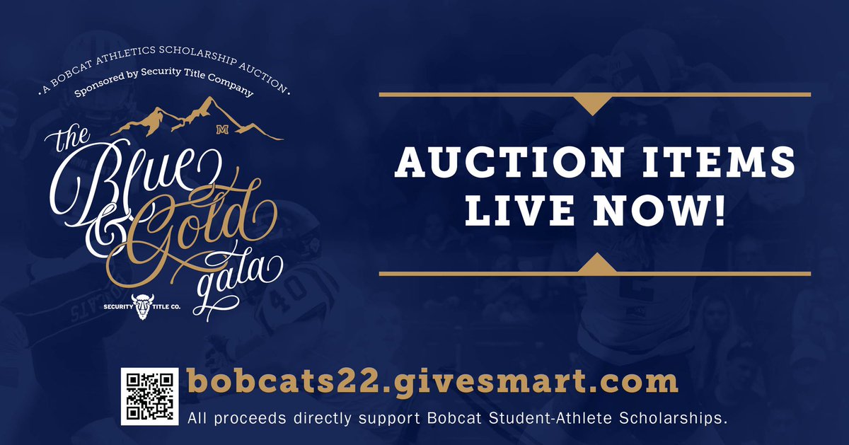 The countdown continues! Remember to check out our auction items for the Blue and Gold Gala!