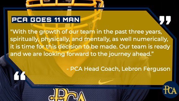 PCA_Athletics's tweet photo. So many exciting things happening on campus! Awesome football news and plans for our 19 acre athletic facilities! https://t.co/Gb4DPjsft4