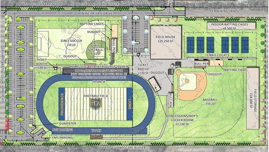 So many exciting things happening on campus! Awesome football news and plans for our 19 acre athletic facilities!