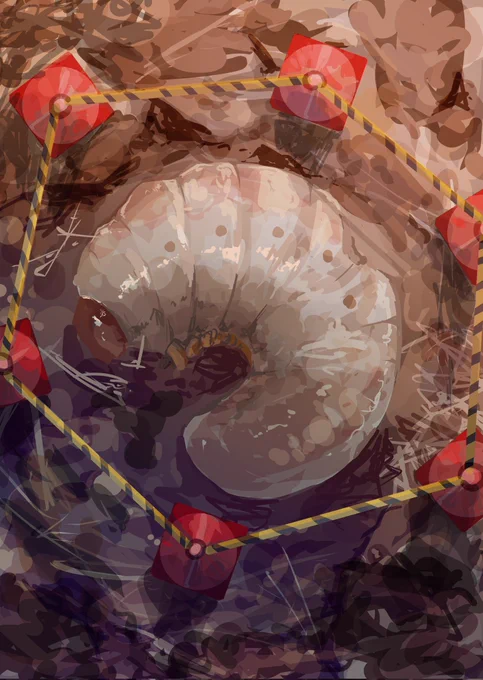 前に大学の課題で描いたもの 