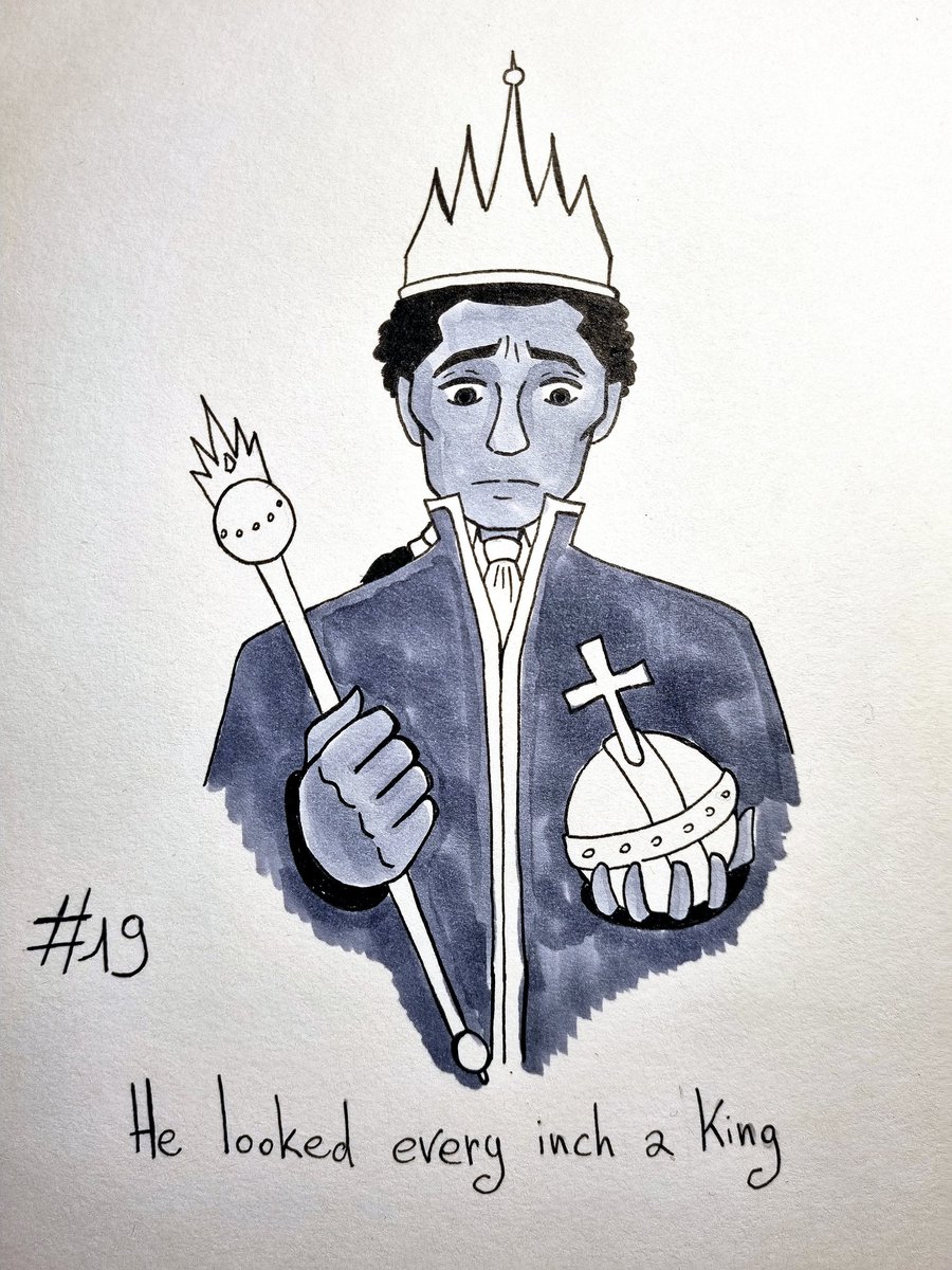 wrenfengtianshi's tweet photo. Inktober without prompt
His majesty Stephen Black from #JonathanStrangeAndMrNorrell
#JSAMN https://t.co/EmyKTztc6U