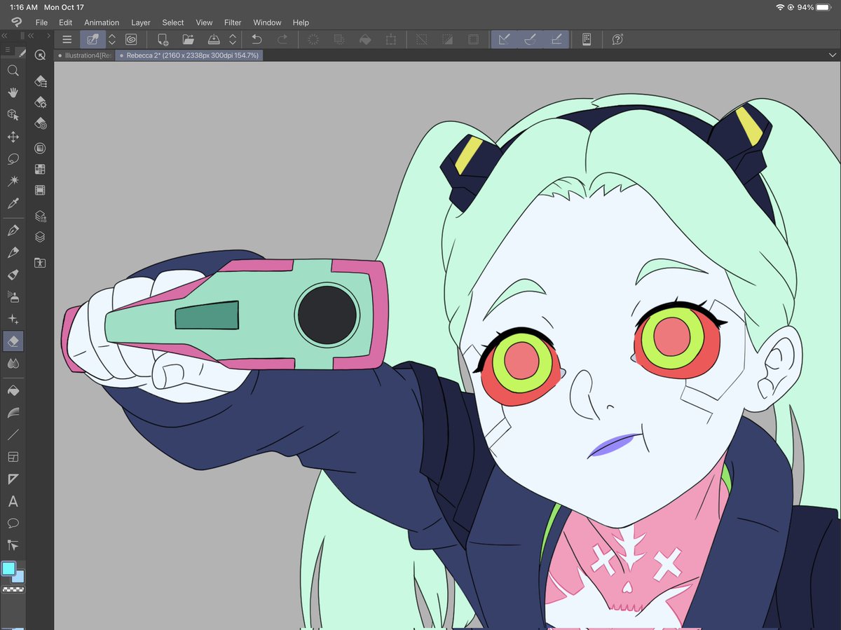 RadRussArt's tweet photo. Rebecca Flat Colors 

#anime #animeart #animefanart #manga #mangaart #mangafanart 
#videogames #videogamesart #videogamesfanart #cyberpunk #cyberpunkart #cyberpunkfanart #cyberpunkedgerunners #cyberpunkedgerunnersart #cyberpunkedgerunnersfanart 
#rebecca #rebeccaart https://t.co/97KrAiJ3On