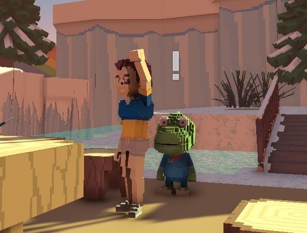 cathanp870's tweet photo. @TheSandboxGame I just finished my quest on Pororo experience on the #SandboxAlphaS3 for a chance to win a Season 3 Alpha Pass! Here I am with a cute Pororo. Check out my screenshot!

#Pororo https://t.co/NUygk7yehj