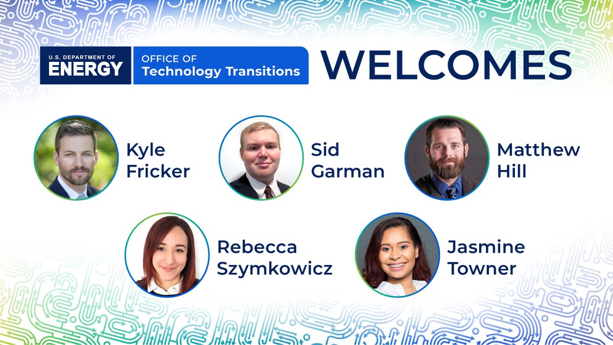 Representing a variety of talents, backgrounds, and experiences, we are excited to welcome the newest OTT team members supporting our mission to ensure groundbreaking clean tech innovations make it from the lab to the marketplace: bit.ly/3RNolqM