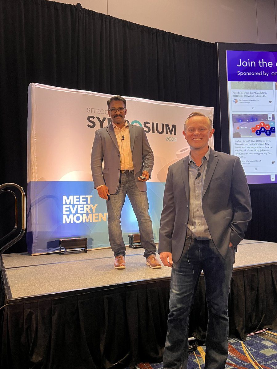 NiruKargod's tweet photo. Head to room W180 now at #SitecoreSYM to hear from @Nishtech @surdev about harnessing the headless flexibility of OrderCloud! https://t.co/fmijfdzUA5
