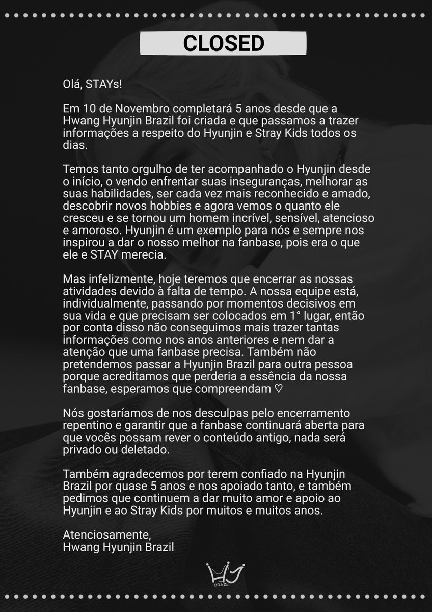 Hwang Hyunjin Brazil • CLOSED tweet media