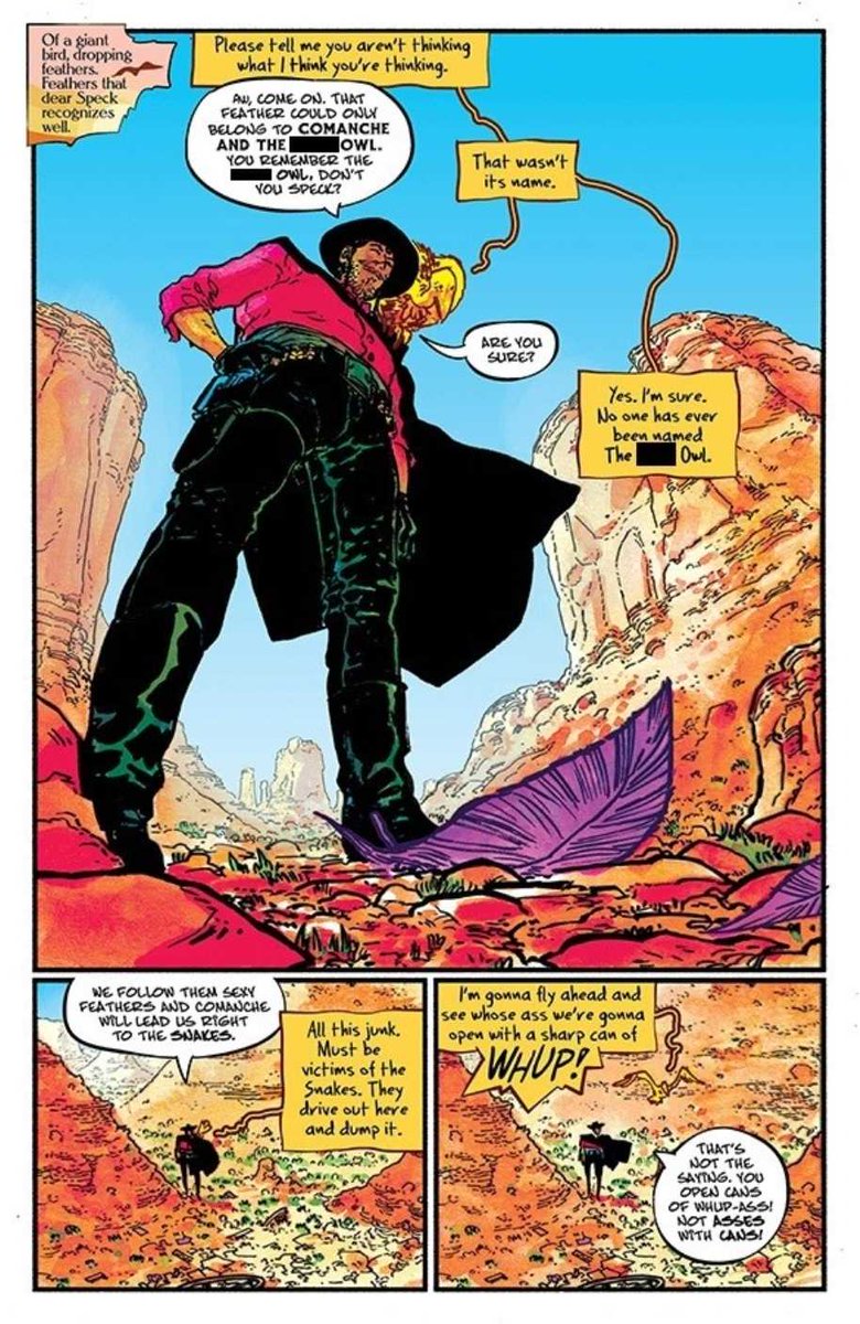 ABOVE SNAKES #4 is out today!!
The penultimate issue of this wild west yarn!