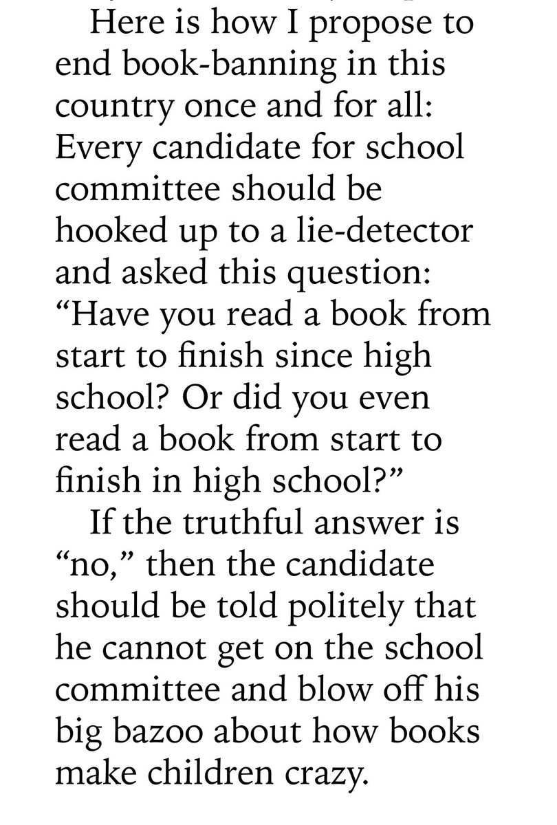 Kurt Vonnegut on how to handle school boards and their wild-eyed book bans. From Palm Sunday.