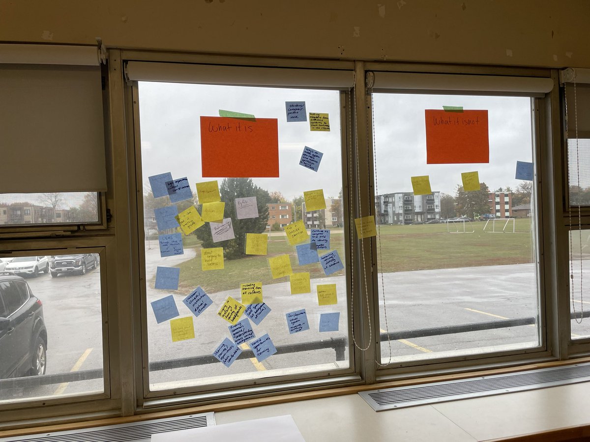 Today at <a href="/SunnysidePS/">Sunnyside P.S.</a> we launched wraparound PD with some foundational CRRP work + lots of storytelling, including comics depicting a meaningful learning experience as an adult. Looking forward to getting to know this fab team and see where the learning takes us. #wrdsbliteracy