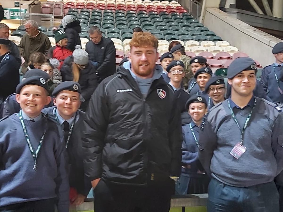 1279 (Melton Mowbray) Squadron Air Cadets (@1279sqnatc) on Twitter photo Cadets from around <a href="/SEMidsWgRAFAC/">South & East Midlands Wing Air Cadets</a> joined together to support the <a href="/LeicesterTigers/">Leicester Tigers</a> in waving the Tigers Flag on pitch to support the team before their match tonight. They then had the chance to watch the thrills of the game. Well done to all! <a href="/aircadets/">RAF Air Cadets</a> <a href="/east_mids_rfca/">East Midlands Reserve Forces & Cadets Association</a> Cadets from around <a href="/SEMidsWgRAFAC/">South & East Midlands Wing Air Cadets</a> joined together to support the <a href="/LeicesterTigers/">Leicester Tigers</a> in waving the Tigers Flag on pitch to support the team before their match tonight. They then had the chance to watch the thrills of the game. Well done to all! <a href="/aircadets/">RAF Air Cadets</a> <a href="/east_mids_rfca/">East Midlands Reserve Forces & Cadets Association</a>