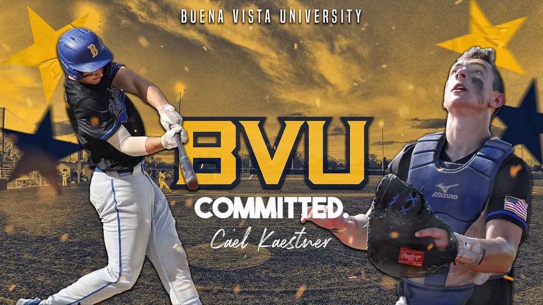 CaelK10's tweet photo. I’m very excited to announce that I will be continuing my academic and baseball career at Buena Vista University! I would like to thank all of my family, friends, teammates, and coaches for helping me get to where I am today! @bvubaseball #RollBeavs 🦫 https://t.co/eMBB45Mf3J