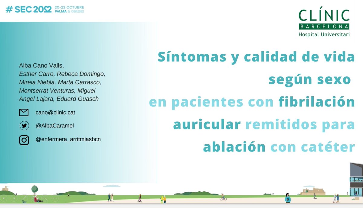 ♀️♂️Como viven la fibrilación auricular las mujeres y los hombres? Hablaremos de síntomas y calidad de vida según sexo.
👉Mañana a las 11h en la sala Portitxol del #AEEC22 #SEC22. 
#afibmatters #acxfa #afib #fibrilaciónauricular
