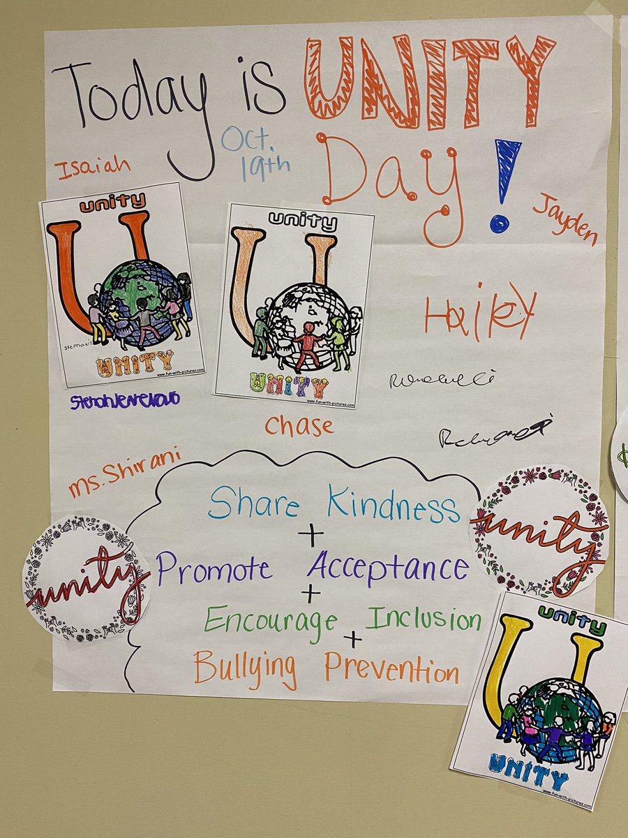 Celebrating Unity Day at work with all things orange! #UnityDay2022 <a href="/MCJHGators/">Mayde Creek JH</a> 🧡🧡🧡