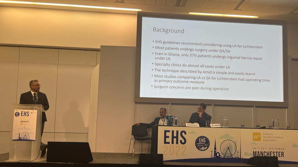 indiansurgeon's tweet photo. @EhsManchester The complete picture with the speaker! https://t.co/Jrfkyqzqzn