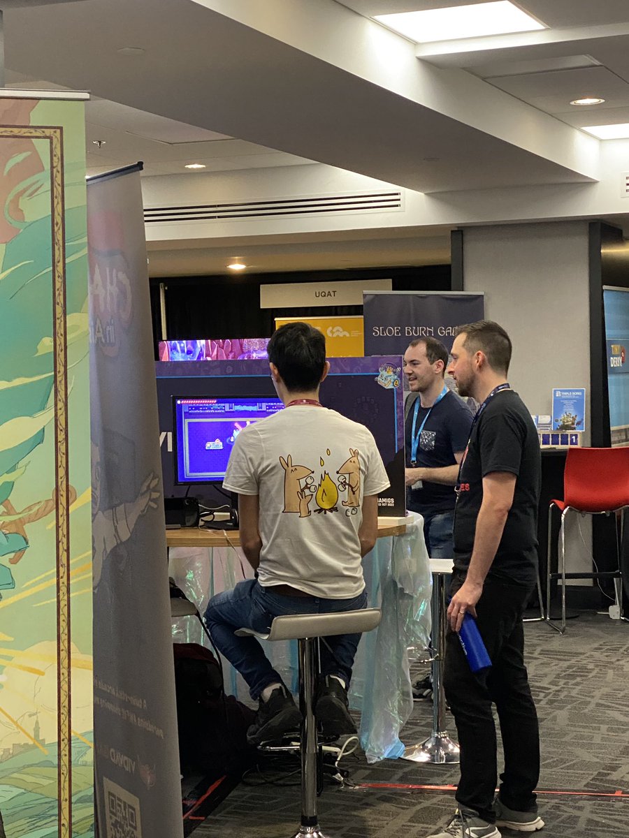 First day at @MEGAMIGSFest! 🎉

Come visit us at booth 290 and try out the first chapter of our new visual novel, Missing Pieces! 💜👽

We can’t wait to hopefully see some of your lovely faces 👀

#MEGAMIGS #indiedev