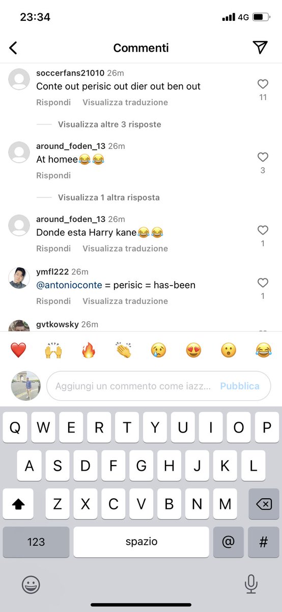 FabrizioMoranoo's tweet photo. Mi fa ridere che i tifosi del tottenham scrivevano #conteout e #perisicout … Noi pagheremmo di tasca nostra per avere entrambi 😂😂 #inter https://t.co/GBOr8NEQgF