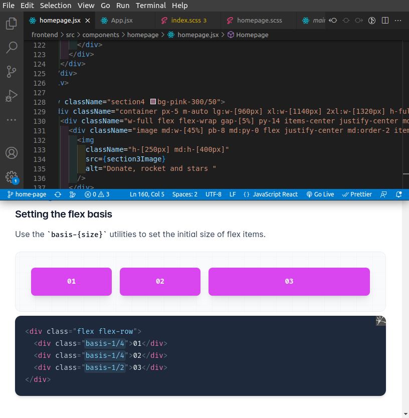 Tris_developer's tweet image. Day 33 #100DaysOfCode 👩💻
learning #tailwindcss and doing the homepage front end for new vite project🎯
#uiux #machinelearning #react #html #Express #coding #programming #CSS #nocode #python #javascript #womenintech #MongoDB #bussines