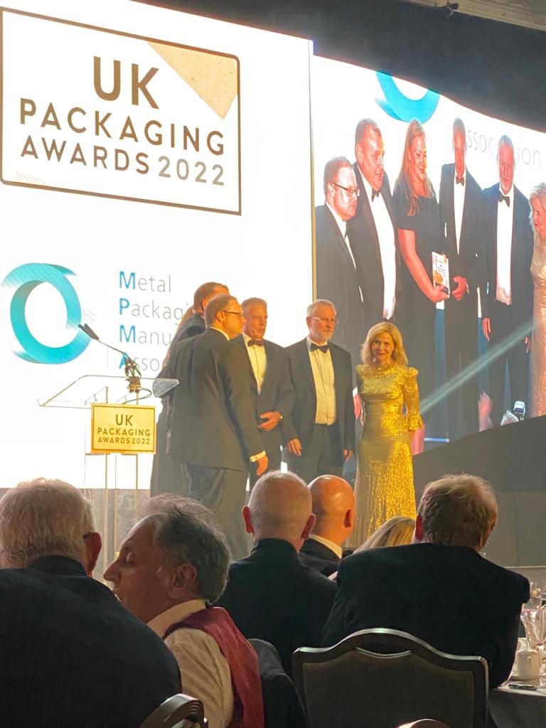 MPMAUK's tweet image. All worthy winners! Good luck to the rest of the categories. #ukpa22 @pw_williamsay #metalpackoftheyear