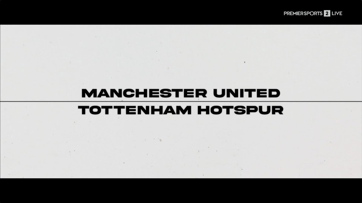 Full match: Manchester United vs Tottenham Hotspur