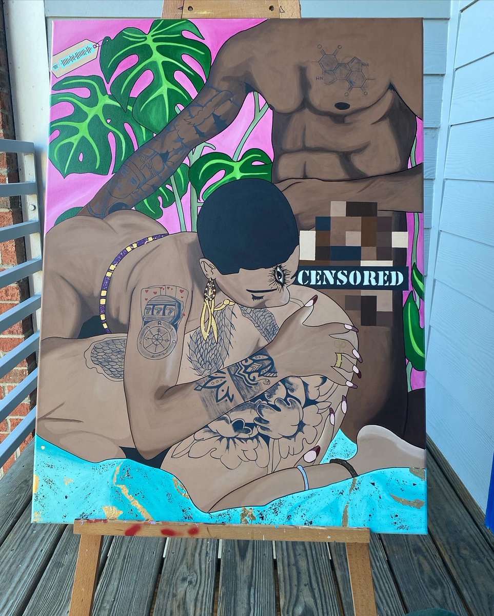 _SaucexGod_'s tweet photo. @xDarlingNicky 🎨 
•
🏷️: @TEYANATAYLOR 🎵 
Muse: @xDarlingNicky https://t.co/dV9JqnSR44