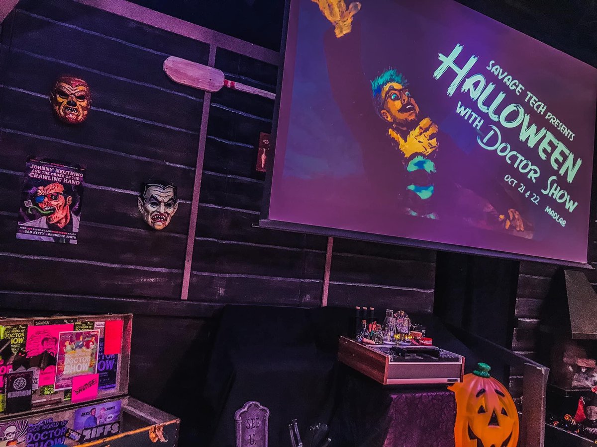 Halloween w/ Doctor Show VI 
this Friday and Saturday 11pm at the World Famous <a href="/MadLabTheatre/">MadLab Theatre</a>!!! 
💀💀💀
TIX NOW ON SALE!!! 

madlab.net/tickets.html
