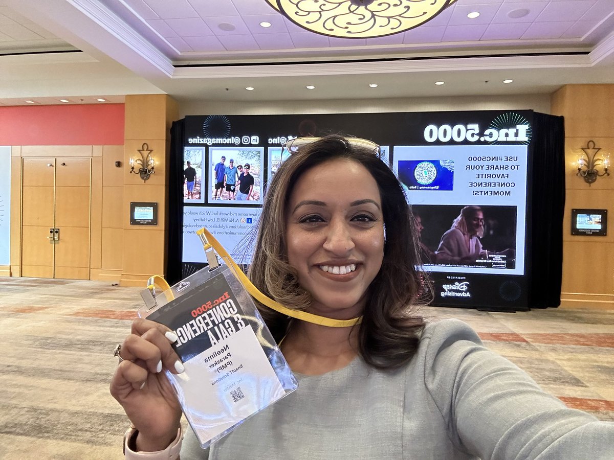 NeelimaParasker's tweet photo. @SnapitSolution Ranked #1266 in all industries and #70 in #InformationTechnology sector for 2022 #Inc5000.
‘Winning in a time of change’ @inc5000.

Let the fun begin! https://t.co/kHO0zX9tjj