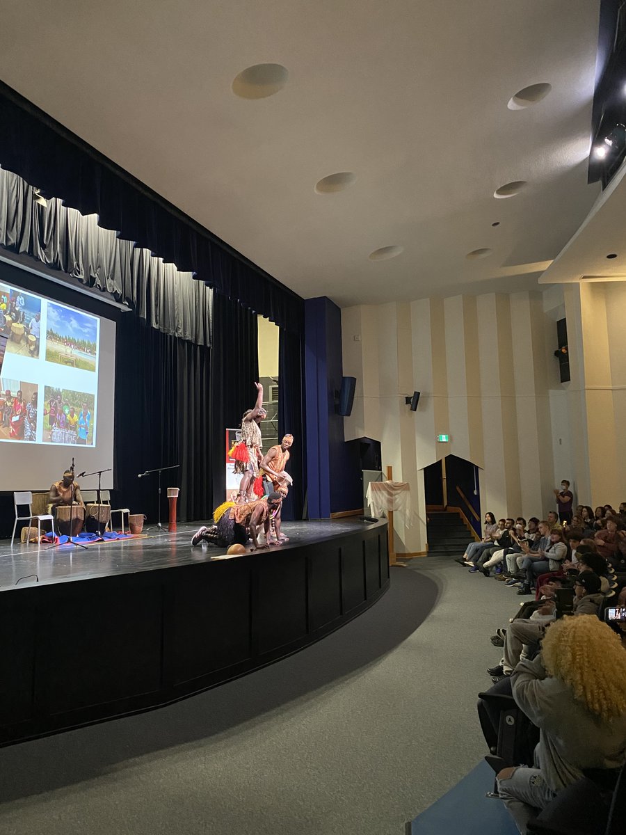 StPaulOCSB's tweet photo. We were blessed today to enjoy a musical event by Kamengo Cultural Troupe. The energy was contagious &amp; inspiring. It was wonderful to see our students enjoying the performance. Merci to our @BSA_StPaul with the help of @MmeBishop, @RebeccaCarew8 &amp; @MissAGalloway #BeStPaul https://t.co/Tj0mFZrzyA