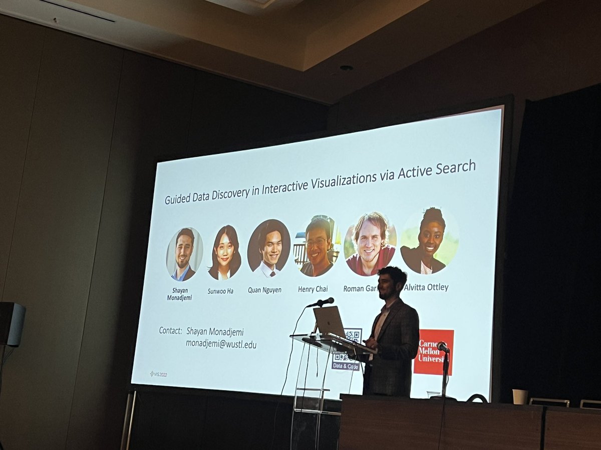 Bum Chul Kwon | 권범철 | @bckwon@vis.social (@bckwon) on Twitter photo <a href="/smonadjemi/">Shayan Monadjemi</a> presented that Active search can help users explore and discover relevant data points during their interactive data discovery. Great work! 👏#ieeevis <a href="/alvittao/">Alvitta Ottley</a> <a href="/smonadjemi/">Shayan Monadjemi</a> presented that Active search can help users explore and discover relevant data points during their interactive data discovery. Great work! 👏#ieeevis <a href="/alvittao/">Alvitta Ottley</a>