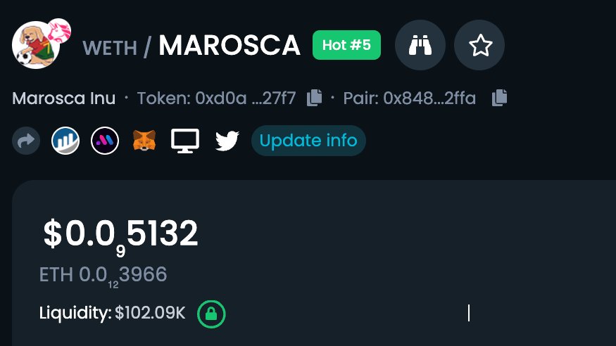 We are trending on Dextools!
