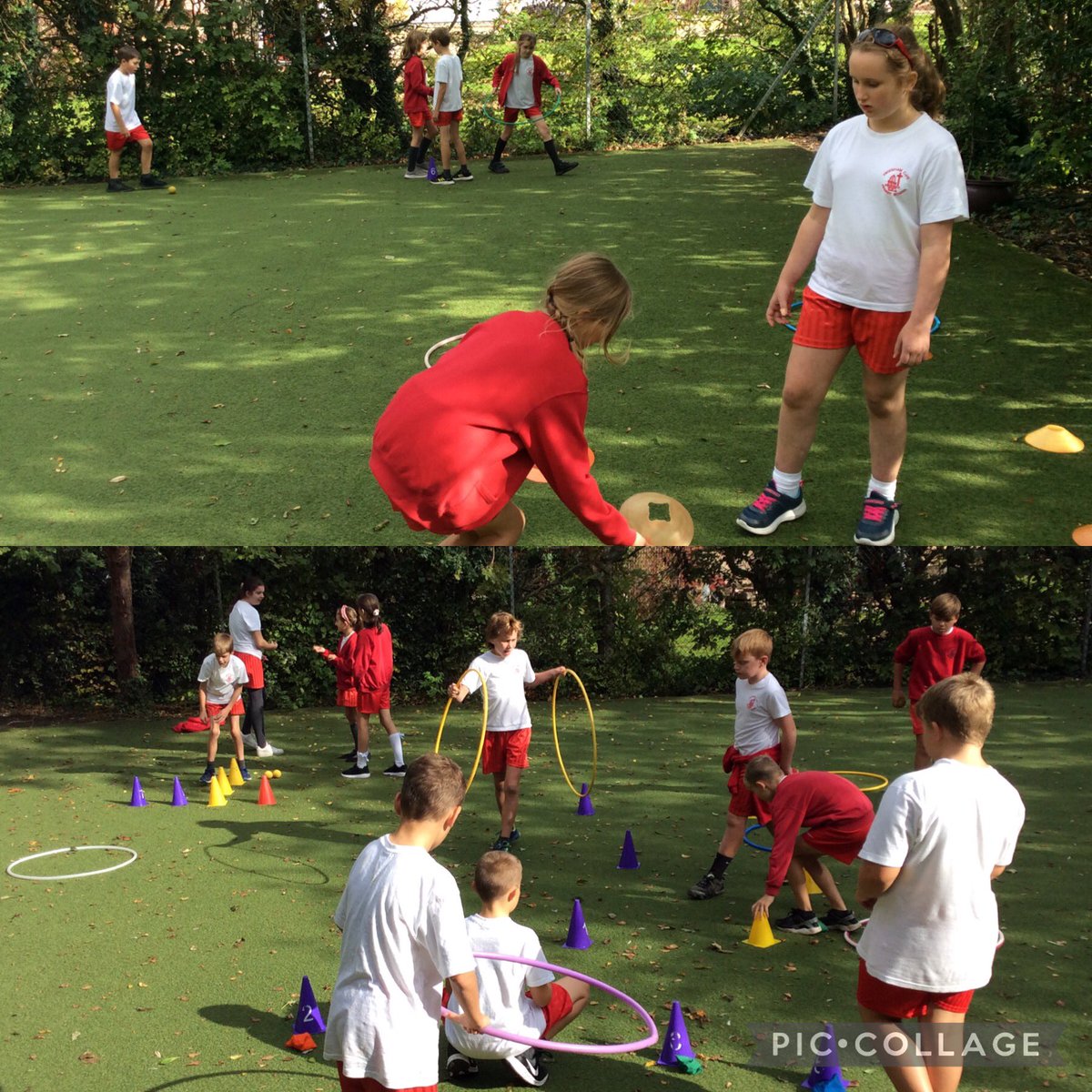 FrodshamCE's tweet photo. Hereโs #Y6 enjoying their recent #PlayLeader training. Can you tell weโve just found the missing class iPad? ๐ธ๐ Weโre back! https://t.co/YzViJW3R21